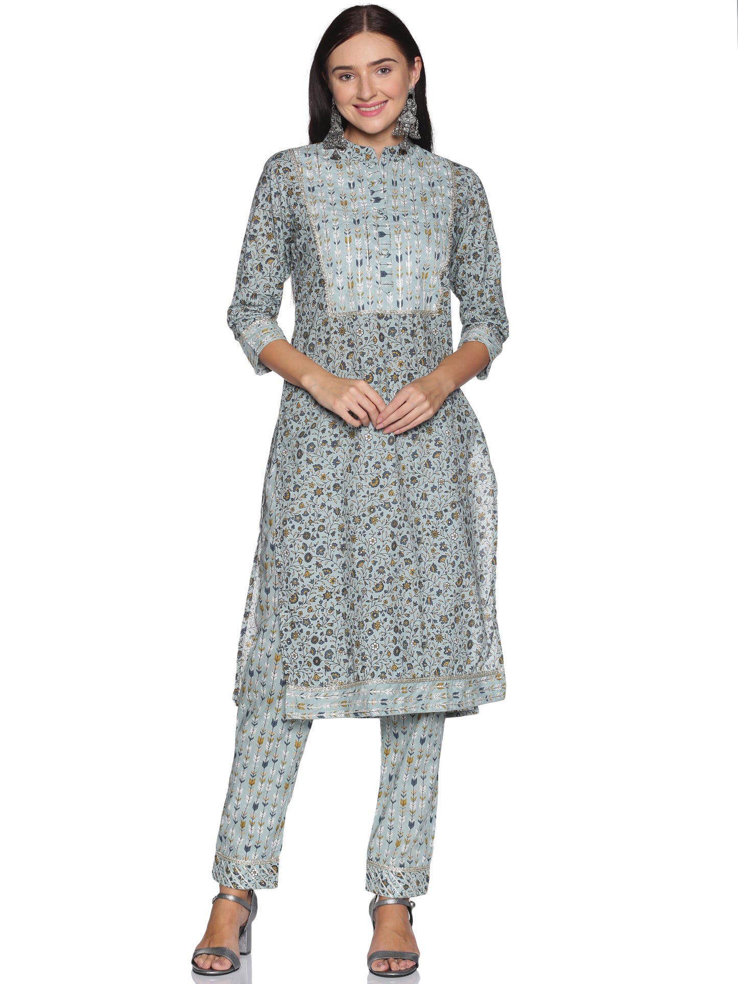Kurti 2PC Grey
