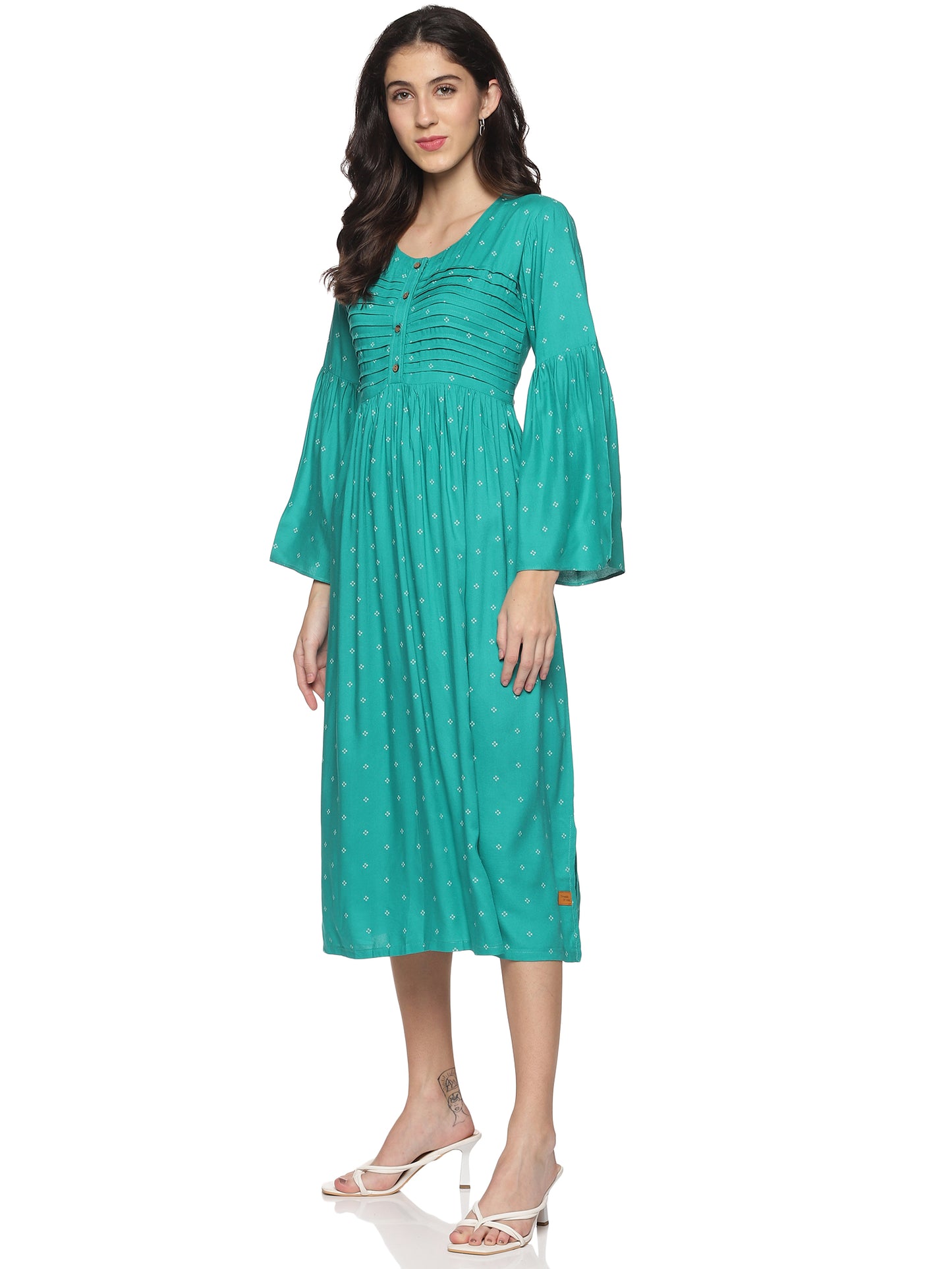 Zade Green Fabric Model