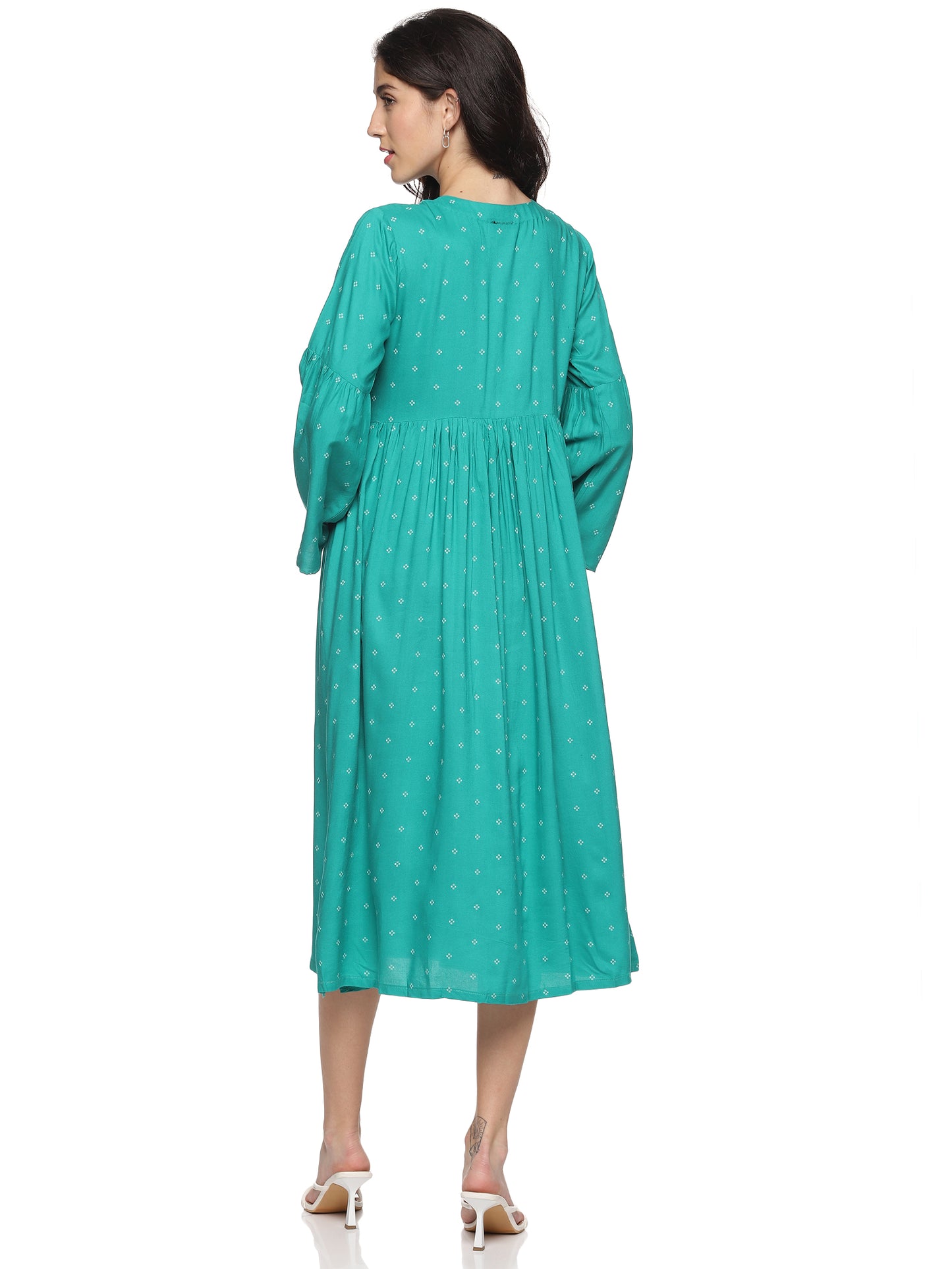 Zade Green Fabric Model