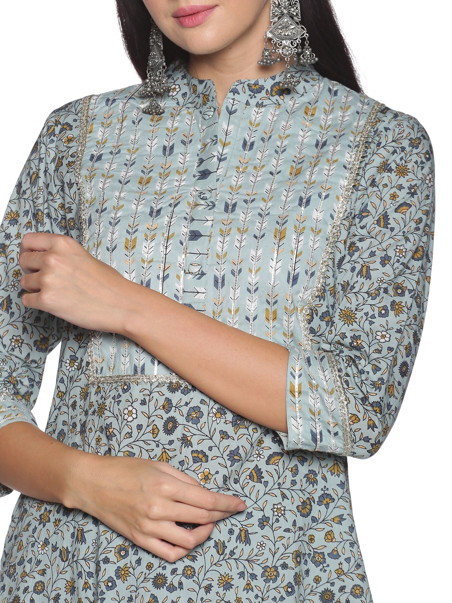 Kurti 2PC Grey