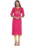 Single Kurti Pink