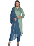 Kurti 3PC Sea Green