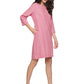 Tutty Pink Cotton Chambray Fabric