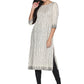 Single Kurti Cream & Black
