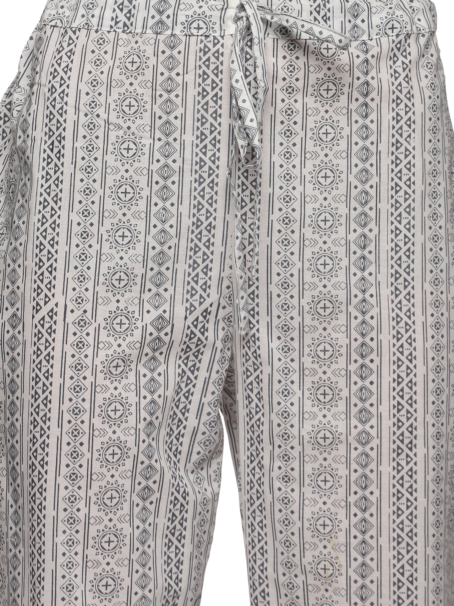 Cream & Grey Lurix Fabric 