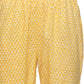 Tuskan Yellow with White Cotton Fabric 